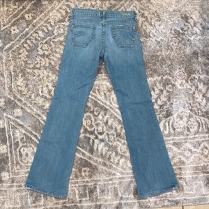 Vintage James Jeans‎ super low rise Flare size 28 blue Y2K